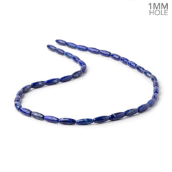 10x4mm Lapis Lazuli Plain Rice Beads 15.5 inch 37 pieces AA (ONLINE ORDER ONLY)