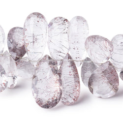 10x6-22x12mm Moss Amethyst Pavilion Faceted Pears 6.5 inch 43 Beads AAA (ONLINE ORDER ONLY)