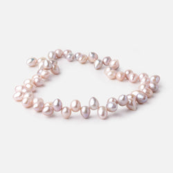 10x8-12x9mm Ballet Pink Top Drill Baroque Freshwater Pearls 15.5 inch 55 Beads (ONLINE ORDER ONLY)