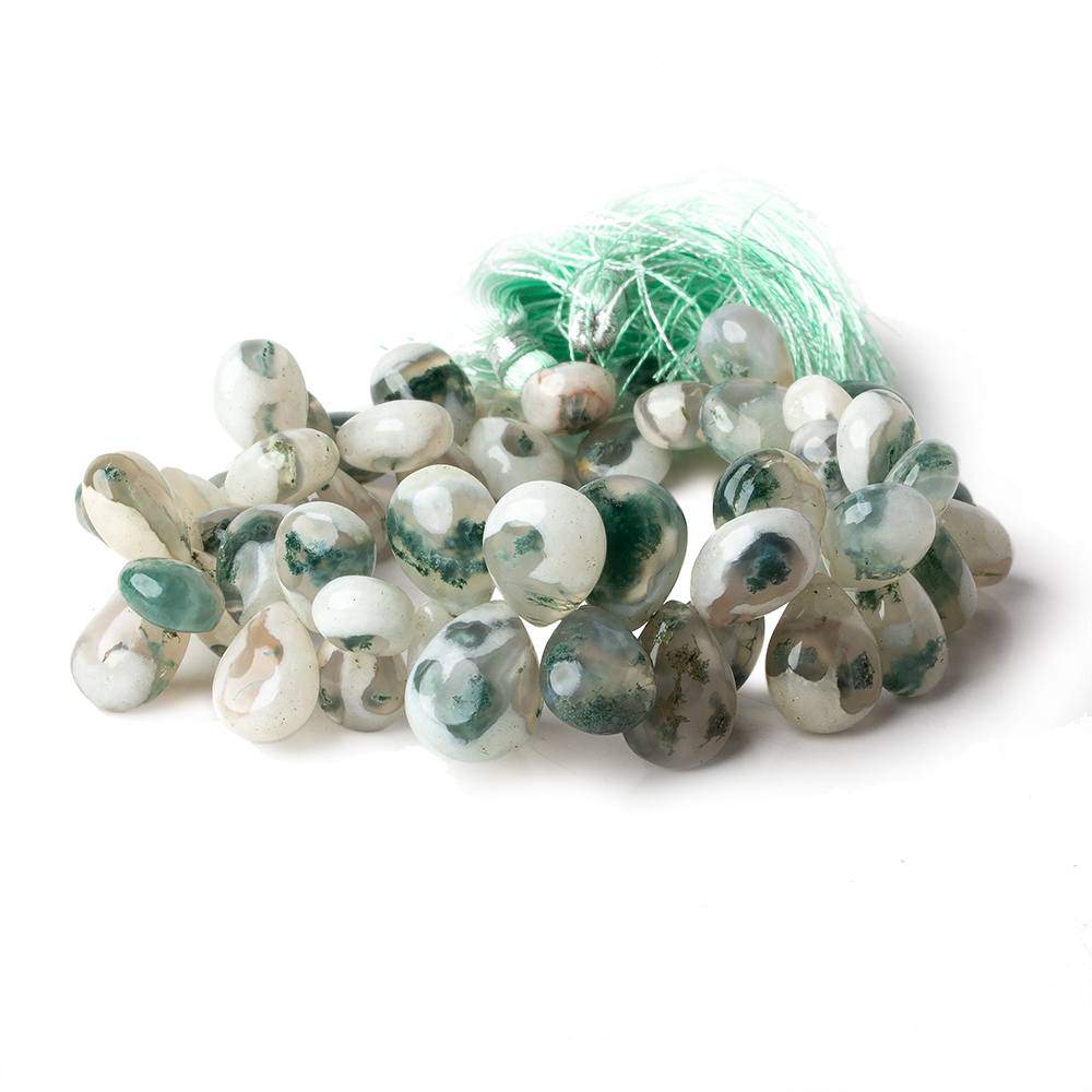 10x8-15x10mm Peacock Solar Quartz Plain Pear Beads 8 inch 49 pcs (ONLINE ORDER ONLY)
