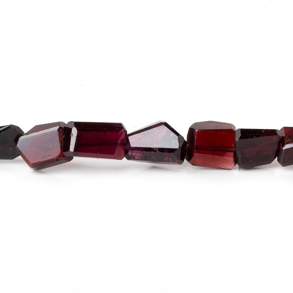 10x8.5-12.5x9mm Garnet Faceted Nugget Beads 10 inch 24 pieces A (ONLINE ORDER ONLY)