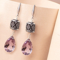 10x9mm Antiqued Silver Plated Copper Miligrain Tube Set of 4 Beads (ONLINE ORDER ONLY)