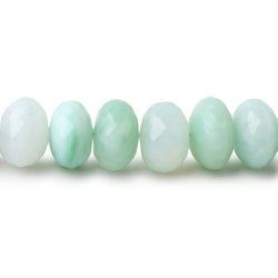 11-12mm Blue Peruvian Opal Faceted Rondelle Beads 16 inch 54 pieces (ONLINE ORDER ONLY)