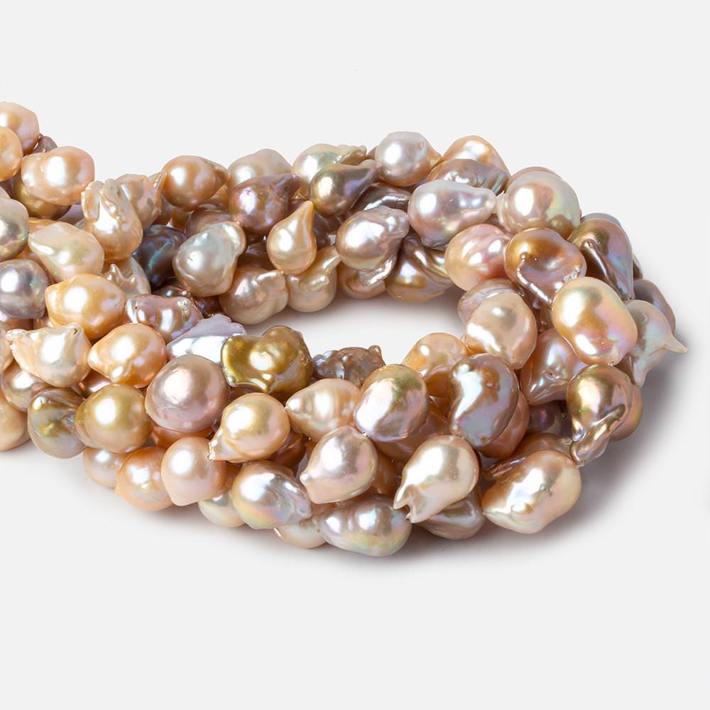 11-13mm Multi Color Ultra Baroque Freshwater Pearls 16.5 inch 23 pieces (ONLINE ORDER ONLY)
