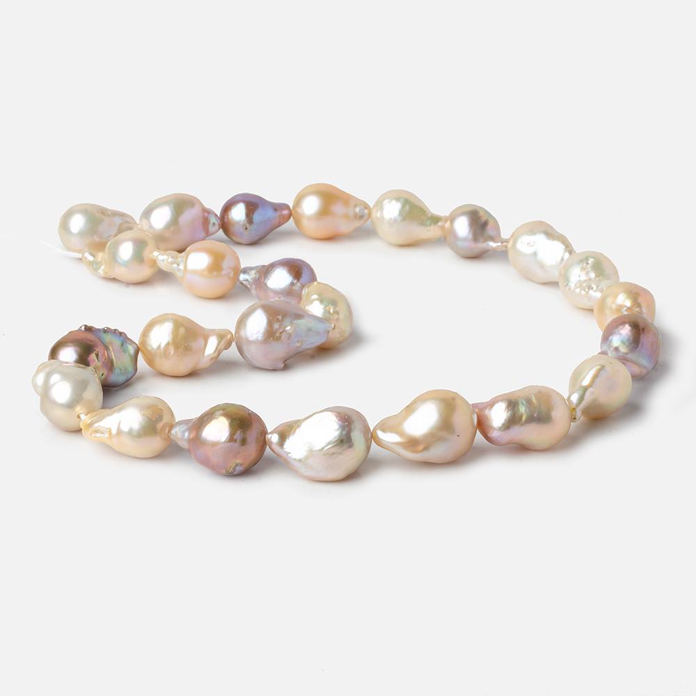 11-13mm Multi Color Ultra Baroque Freshwater Pearls 16.5 inch 23 pieces (ONLINE ORDER ONLY)
