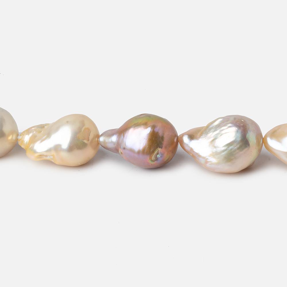 11-13mm Multi Color Ultra Baroque Freshwater Pearls 16.5 inch 23 pieces (ONLINE ORDER ONLY)