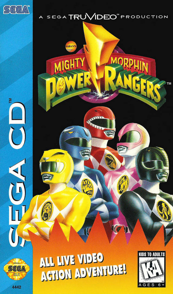 Mighty Morphin Power Rangers (Sega CD) (ONLINE ORDER ONLY)