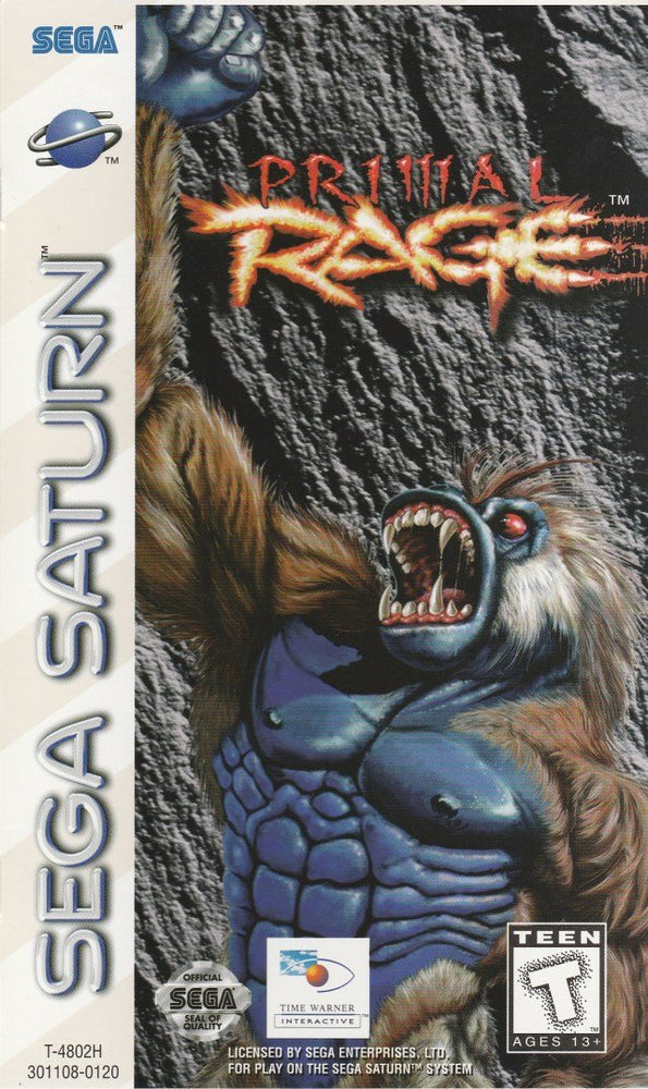 Primal Rage (Sega Saturn) (ONLINE ORDER ONLY)
