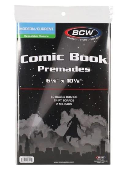 Premade Resealable Current Bag And Board (50 Pack) (ONLINE ORDER ONLY)