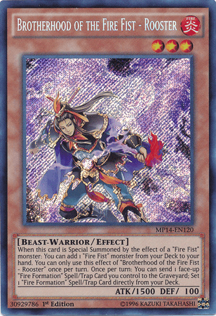Brotherhood of the Fire Fist - Rooster [MP14-EN120] Secret Rare (ONLINE ORDER ONLY)