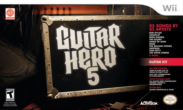 Guitar Hero 5 with Guitar (Wii) (Online Only)