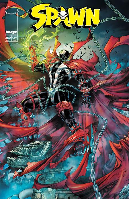 Spawn #360 C Brett Booth Variant (01/01/2025) Image (ONLINE ORDER ONLY)