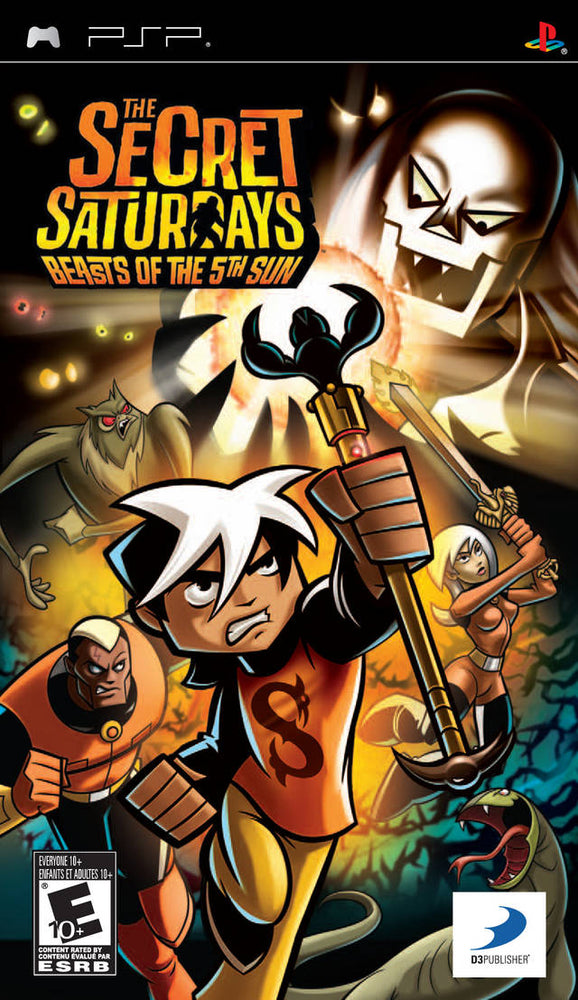 The Secret Saturdays: Beasts of The 5th Sun (PSP) (ONLINE ORDER ONLY)