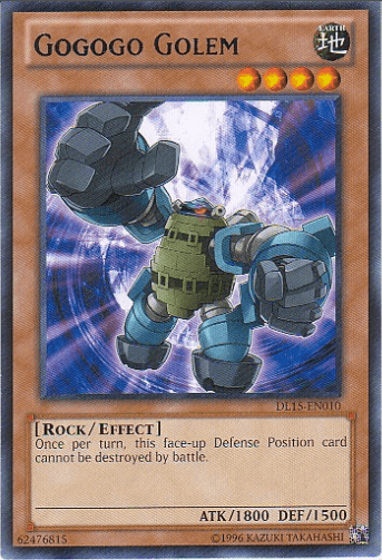 Gogogo Golem (Blue) [DL15-EN010] Rare (ONLINE ORDER ONLY)