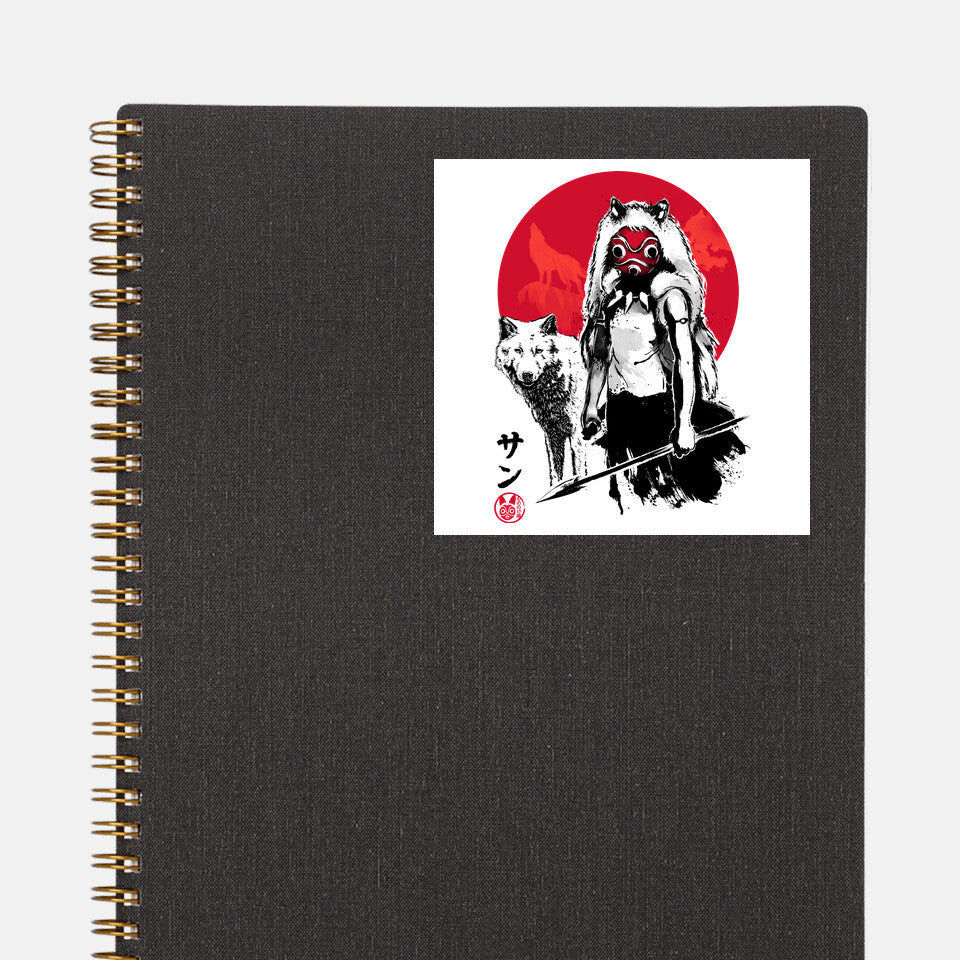 Wolf Girl Sumi-e (Online Order Only)