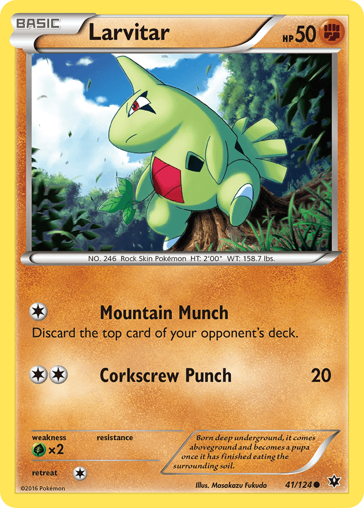 Larvitar (41/124) [XY: Fates Collide] (Online Only)