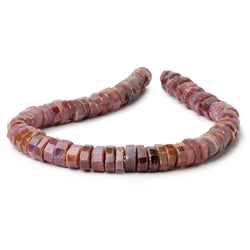 11.5-14mm Ruby Natural Crystal Heishi Beads 16 inch 80 pieces (ONLINE ORDER ONLY)
