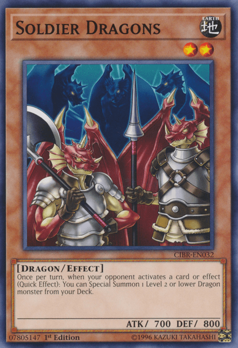 Soldier Dragons [CIBR-EN032] Common (ONLINE ORDER ONLY)