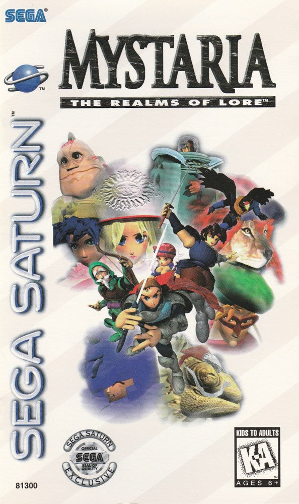 Mystaria The Realms of Lore (Sega Saturn) (ONLINE ORDER ONLY)