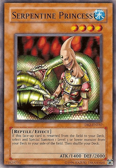 Serpentine Princess [DB2-EN167] Common (ONLINE ORDER ONLY)