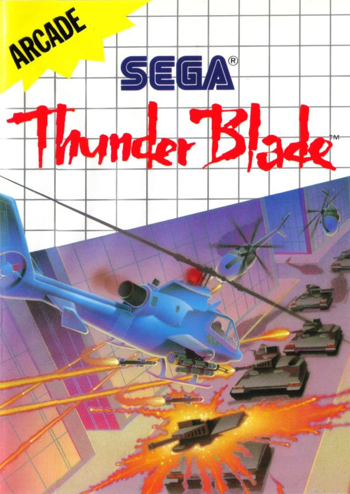 Thunder Blade (Sega Master System) (ONLINE ORDER ONLY)