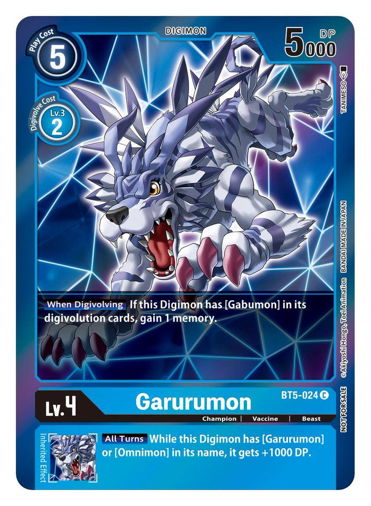 Garurumon [BT5-024] (Event Pack 2) [Battle of Omni] (ONLINE ORDER ONLY)