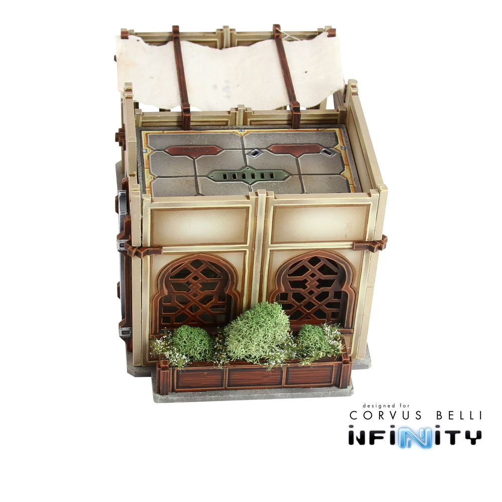 Alcazaba Utility Buildings (2-Pack) — Bare MDF