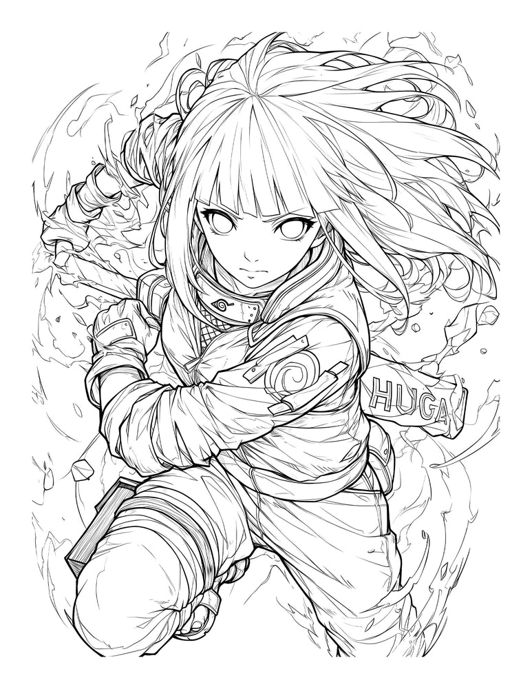 Anime Chronicles: Naruto Shippuden Legacy! A Ninja Adventure Coloring Book PDF (ONLINE ORDER ONLY)