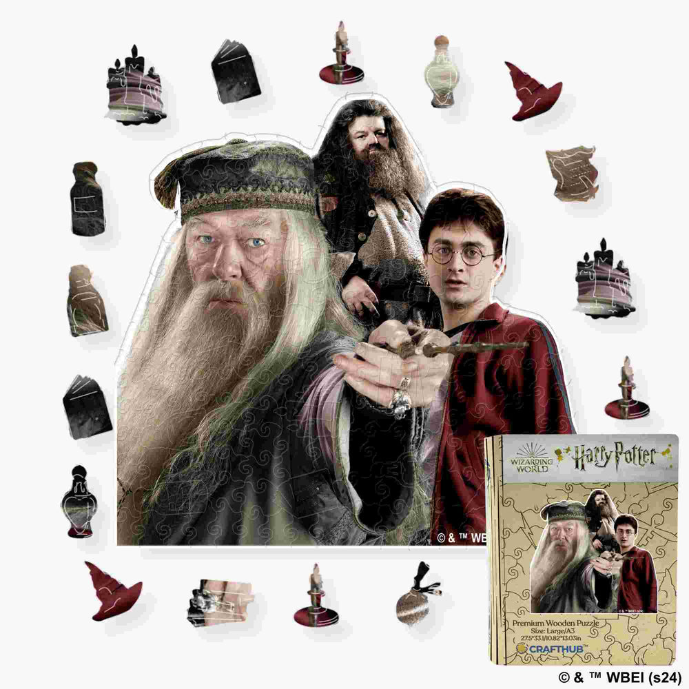 Harry Potter - The Magical Guardians Wooden Jigsaw Puzzle (Online Order Only)