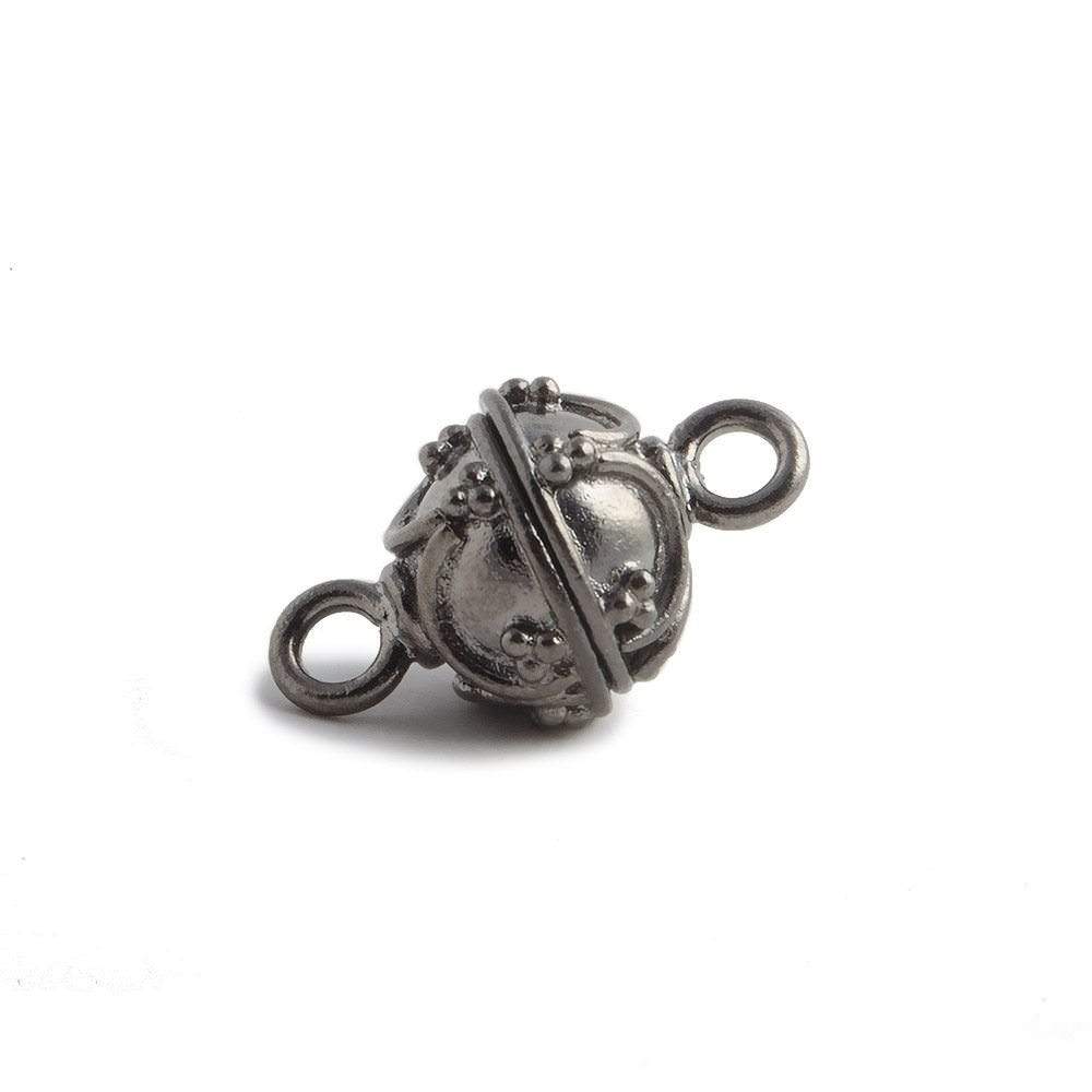 11mm Black Gold plated Copper Magnetic Clasp Roman Arch 1 piece (ONLINE ORDER ONLY)