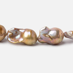 11mm Tri Color Ultra Baroque Freshwater Pearls 16.5 inch 21 pieces (ONLINE ORDER ONLY)