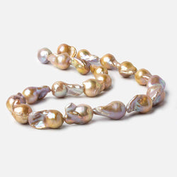 11mm Tri Color Ultra Baroque Freshwater Pearls 16.5 inch 21 pieces (ONLINE ORDER ONLY)