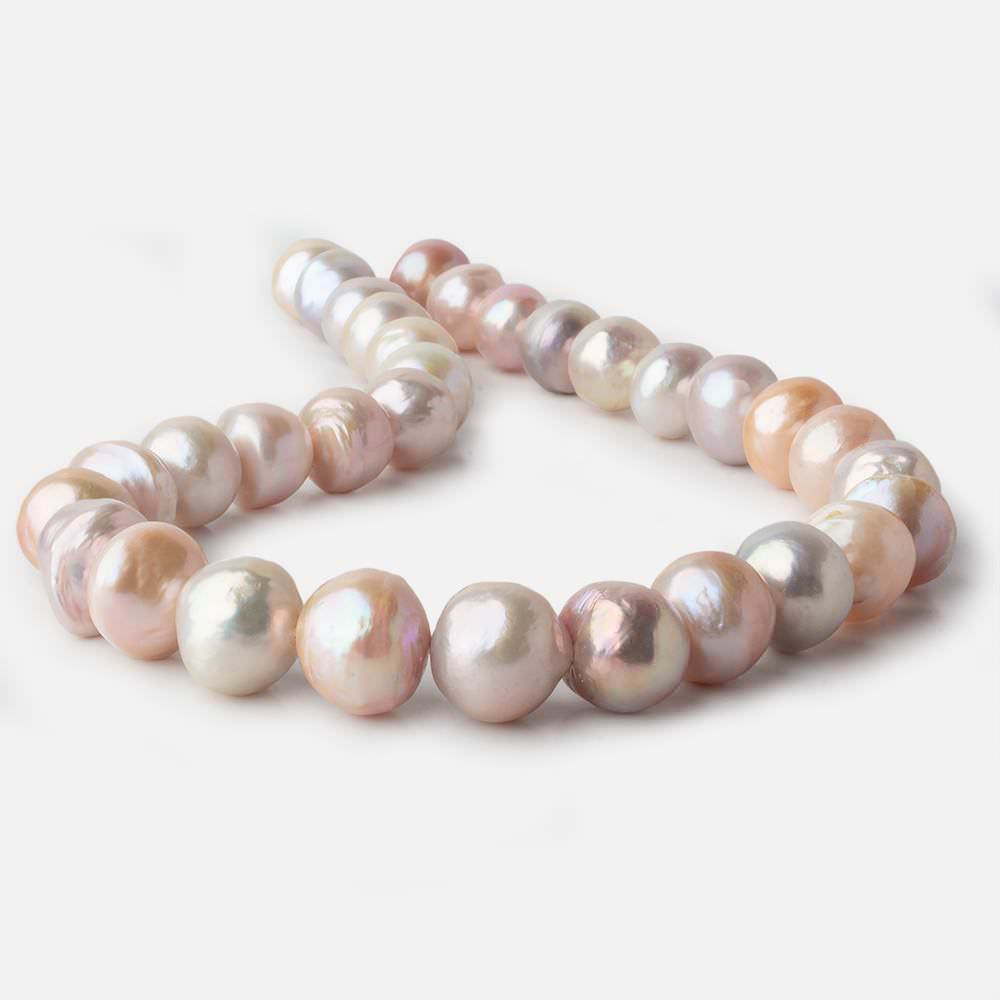 11x10-14x13mm TriColor Baroque Freshwater Pearl 16 inch 33 pieces (ONLINE ORDER ONLY)