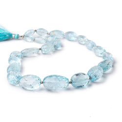 11x6-23x14mm Sky Blue Topaz Faceted Nugget Beads 16 inch 23 pieces (ONLINE ORDER ONLY)