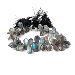 12-17mm Labradorite Faceted Pear Beads 9 inch 54 pieces (ONLINE ORDER ONLY)