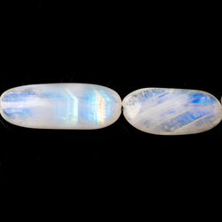 12-29mm Rainbow Moonstone Plain Nugget Beads 18 inch 29 pieces AAA (ONLINE ORDER ONLY)