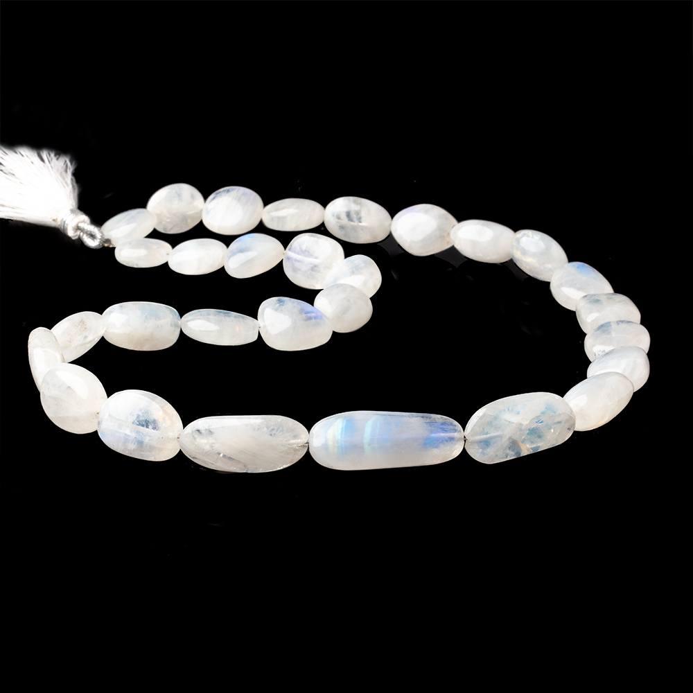 12-29mm Rainbow Moonstone Plain Nugget Beads 18 inch 29 pieces AAA (ONLINE ORDER ONLY)