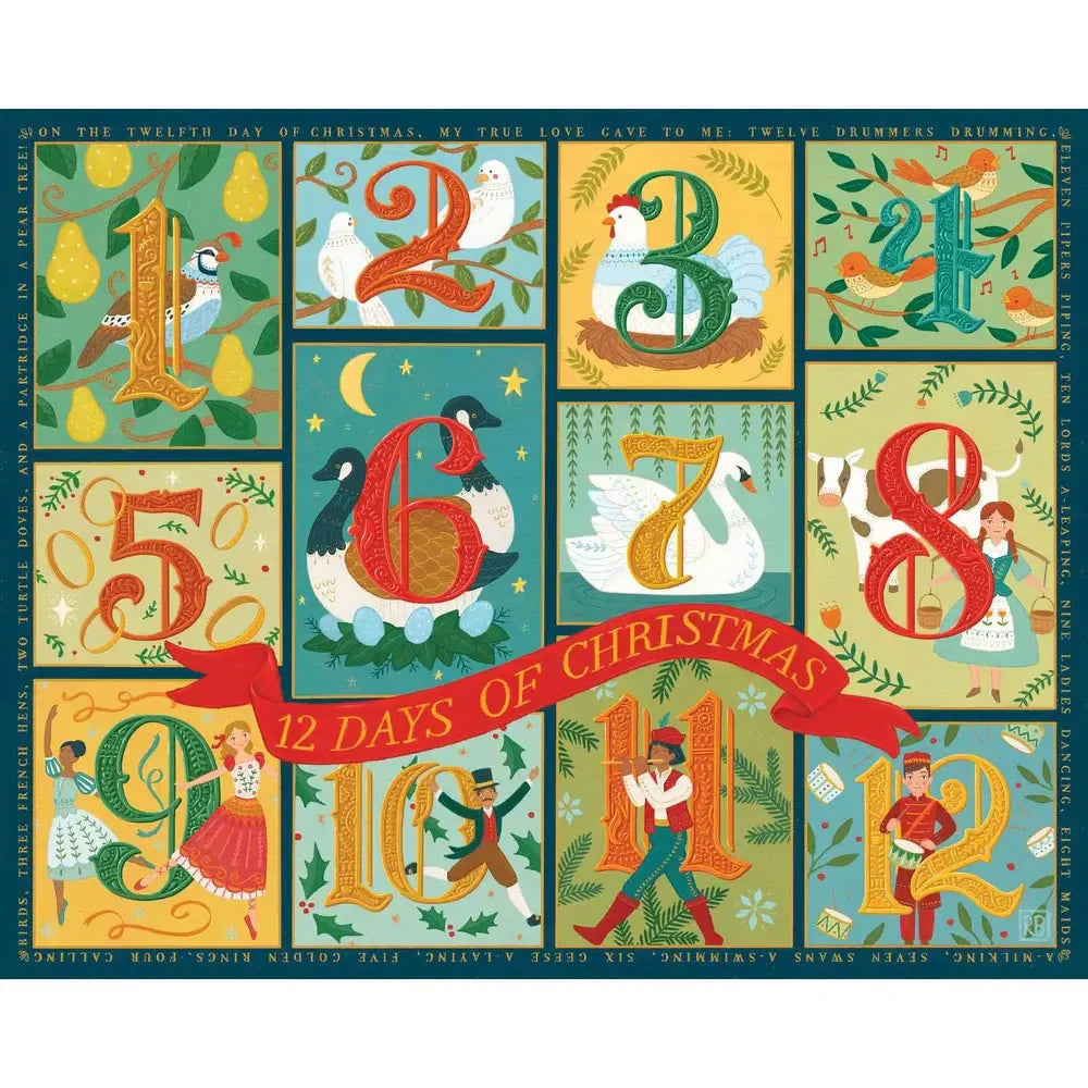 12 Days of Christmas 210 Piece Jigsaw Puzzle Boardwalk (ONLINE ORDER ONLY)