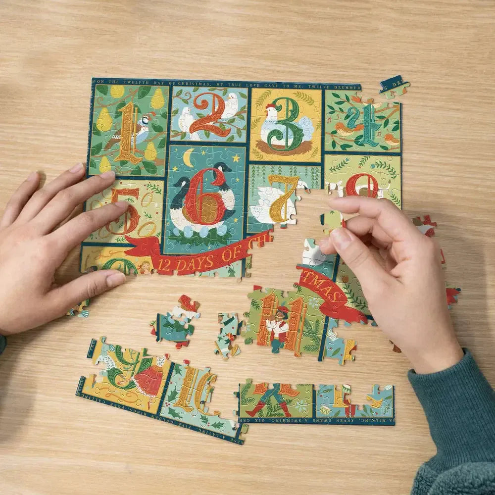 12 Days of Christmas 210 Piece Jigsaw Puzzle Boardwalk (ONLINE ORDER ONLY)