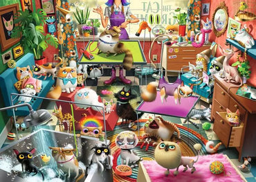 Ravensburger: Puzzle - Dean McAdam's Fun Jobs - The Cat Groomer (ONLINE ORDER ONLY)