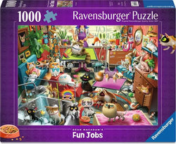 Ravensburger: Puzzle - Dean McAdam's Fun Jobs - The Cat Groomer (ONLINE ORDER ONLY)