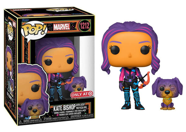 Kate Bishop w/ Lucky the Pizza Dog (Black Light, Hawkeye) 1212 - Target Exclusive (Online Order Only)