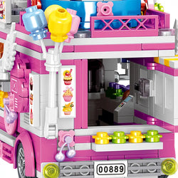 Cake Car Building Block toys Minifigures Food Trucks Fun for All over 500 Pieces (ONLINE ORDER ONLY)