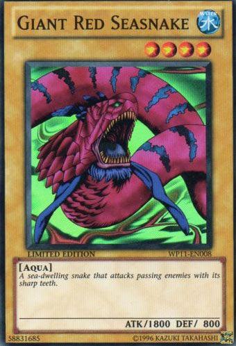 Giant Red Seasnake [WP11-EN008] Super Rare (ONLINE ORDER ONLY)