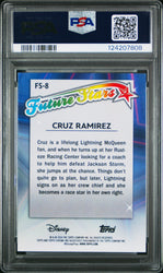 Graded 2024 Topps Chrome Disney Cruz Ramirez #FS8 Future Stars Cars 3 Trading Card PSA 10 Gem Mint