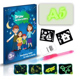 Toy Drawing Pad 3D Magic 8 Light Effects Puzzle Board Sketchpad (ONLINE ORDER ONLY)