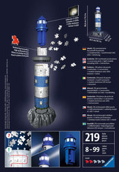 Puzzle: 3D Puzzle - Lighthouse Night Edition