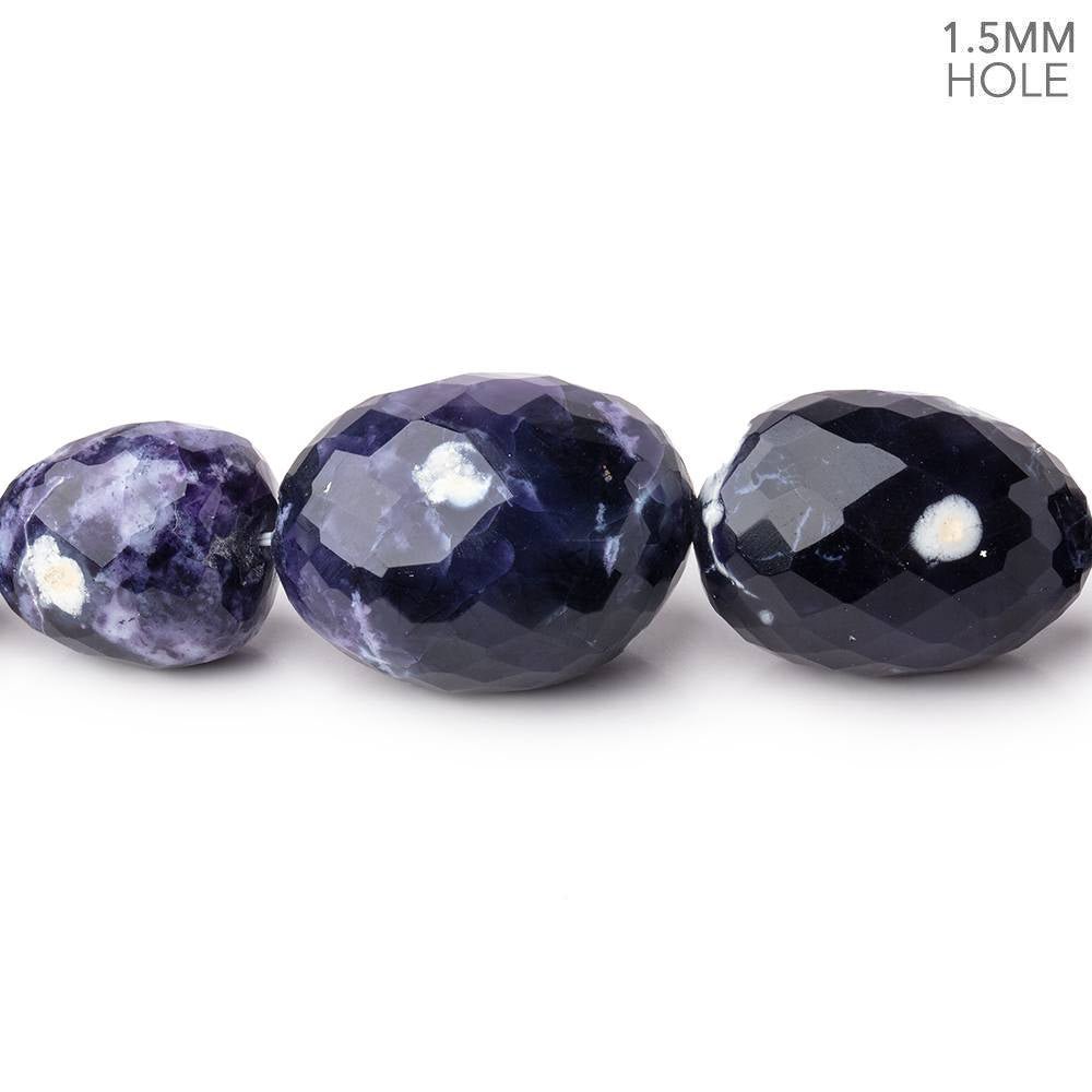 12.5x8-23x17mm Morado Purple Opal Faceted Nuggets 18 inch 31 Beads AAA (ONLINE ORDER ONLY)