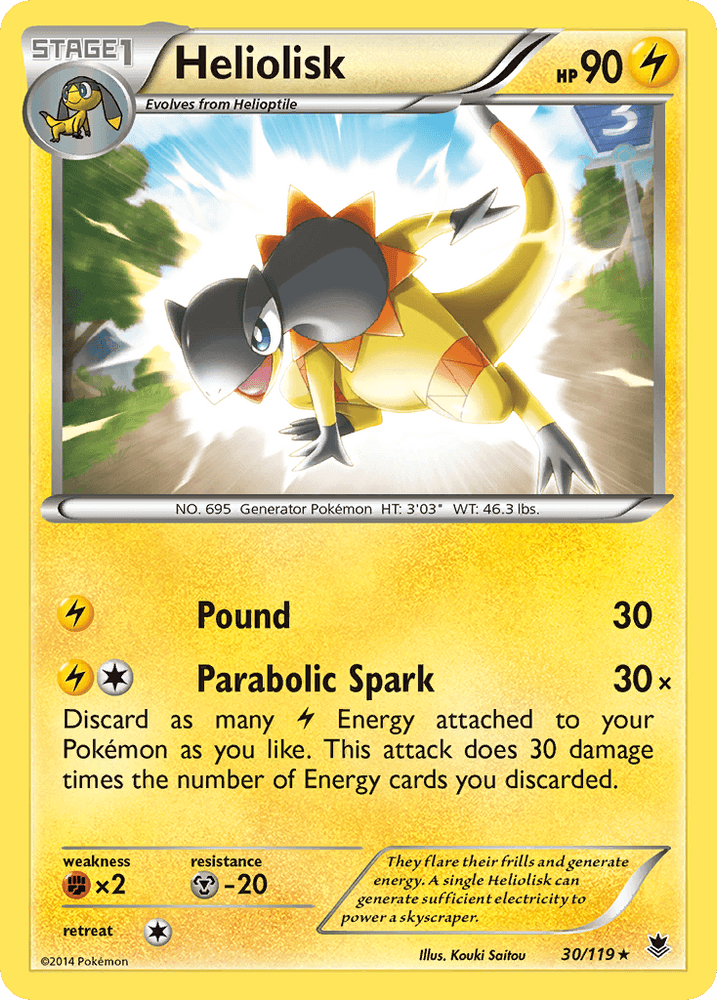 Heliolisk (30/119) [XY: Phantom Forces] (Online Only)