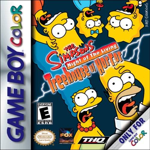 The Simpsons Night of the Living Treehouse of Horror (Gameboy Color) (ONLINE ORDER ONLY)